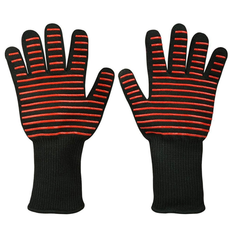 Guanti protettivi da cucina per cucina a microonde in cotone siliconico, resistenza alle alte temperature: 500 gradi C, lunghezza: 32 cm, Deyan Red Stripe, Deyan Guanti protettivi da cucina per cucina a microonde in cotone siliconico, resistenza alle alte temperature: 500 gradi C, lunghezza: 32 cm, Deyan Red Stripe, Deyan